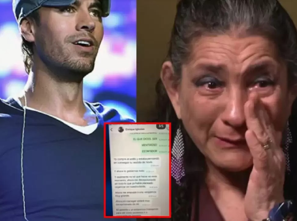 Falso Enrique Iglesias engaña a mujer.