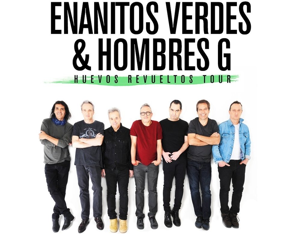Enanitos Verdes y Hombres G arrancan su explosiva gira «Huevos Revueltos».