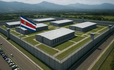 Costa Rica anuncia construcción de mega cárcel inspirada en el modelo de El Salvador.